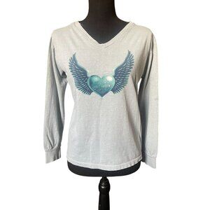 Vintage 1999 Harley Davidson long sleeve biker tee top Los Angeles Cotton USA